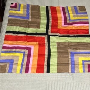 ECHO Multicolor Silk Scarf